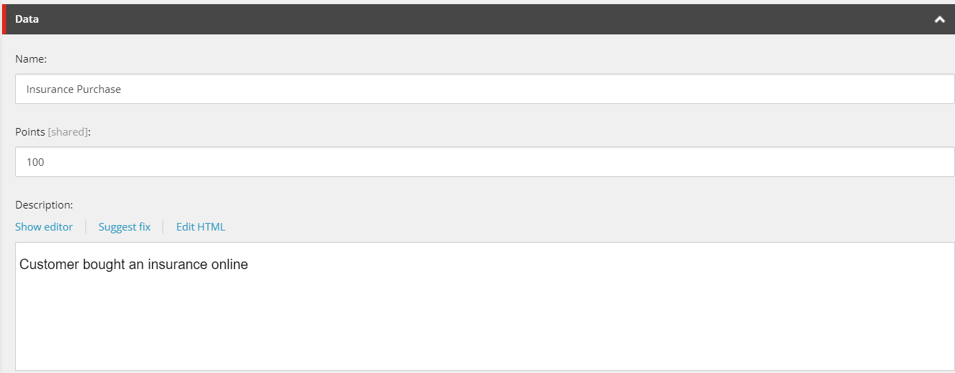 Setting up a goal in Sitecore alt text