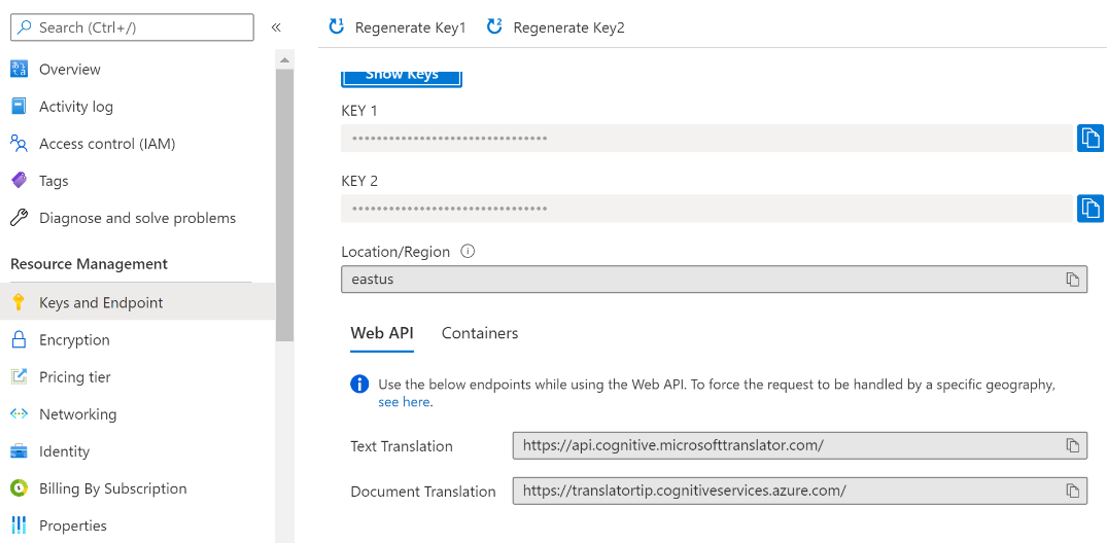 Azure Resource Key alt text