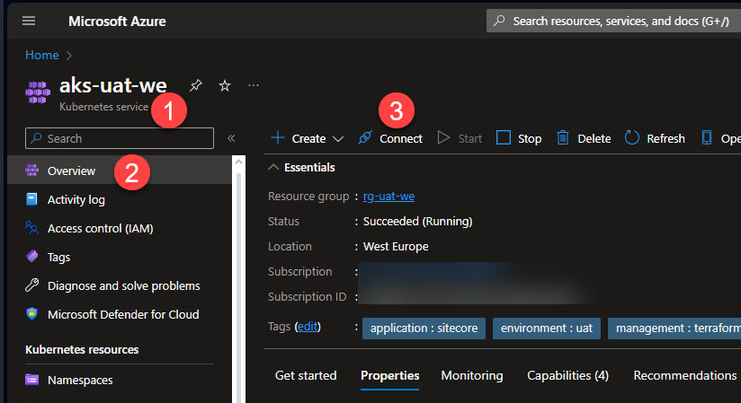 Connection to Azure ConnectionToAzure