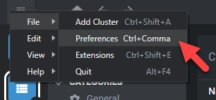 File - Preferences FilePreferences