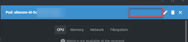 Missing pod menu MissingPodMenu